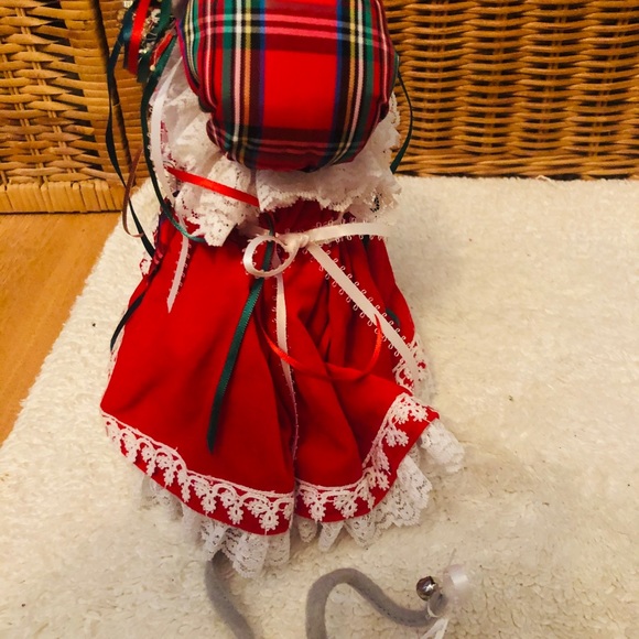 Vintage 80’s Christmas cottage core farm house mouse decor - Picture 10 of 15